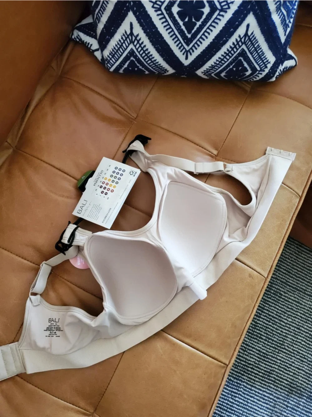 Bali Women's Beautifully You Seamless Wireless Bra - Nude Color - XL